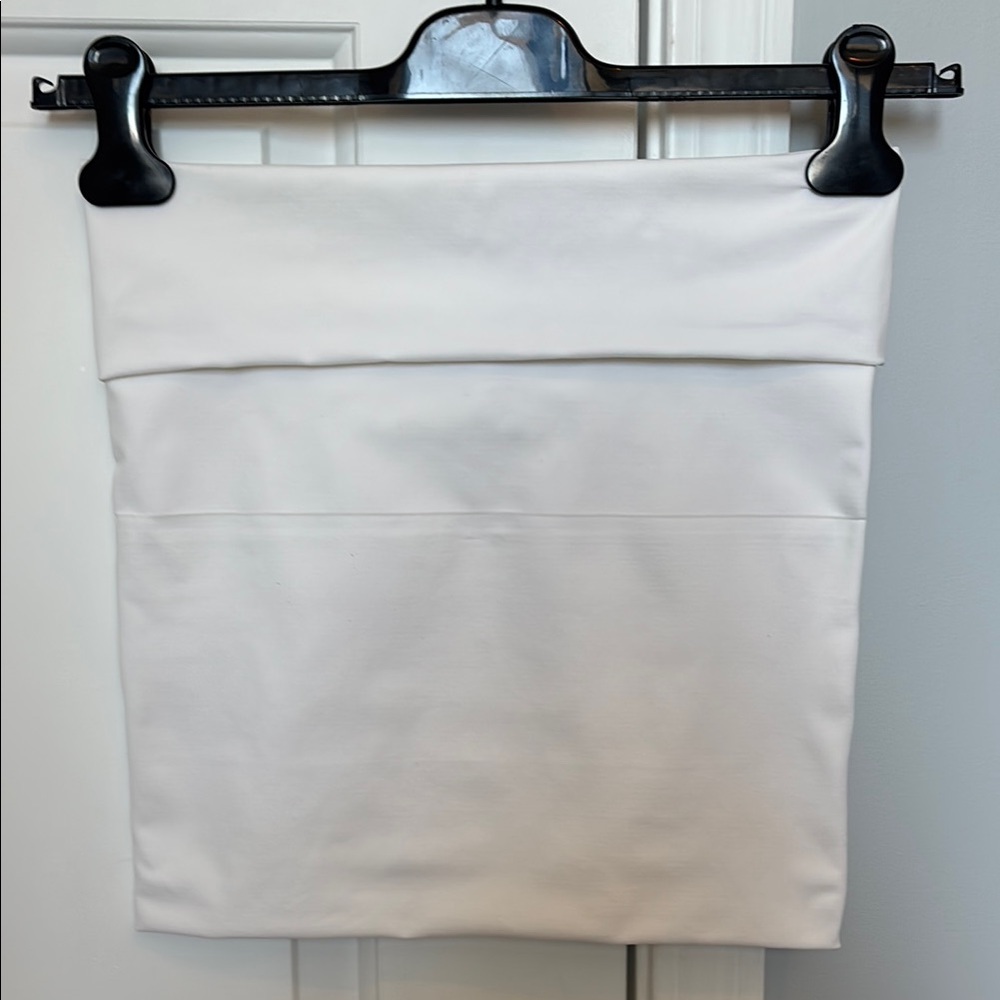 Babaton Strapless White Contour Top